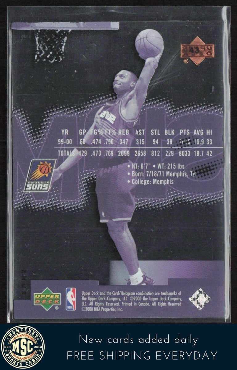 Anfernee Hardaway 2000-01 Upper Deck Slam #43 Phoenix Suns | eBay
