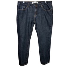 Joe Fresh Women's Slim Fit Dark Wash Denim Jeans Size 16