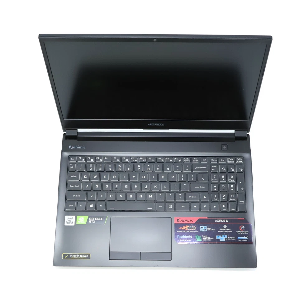 AORUS 5 Gaming Laptop: Core i5-10200H, 8GB RAM, 512GB SSD, GTX 1650 Ti Warranty - Image 3 of 4