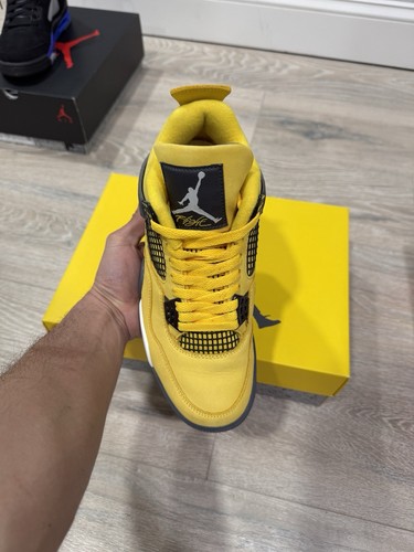 Größe 7,5 - Jordan 4 Retro Mid Lightning Ct8527700 9,5/10 Zustand - Bild 3 von 7