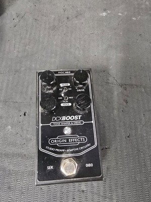 Origin Effects DCX Boost Tone Shaper/Drive Effects Pedal, Black Edition