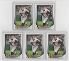 Paul Skenes 2025 Bowman #30 w/sleeves- 5 card lot