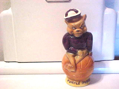 KANSAS STATE WILDCAT BASKETBALL FOOTBALL STYLE DECANTER PURPLE POWER FREE SH