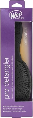 THE WET BRUSH WET BRUSH PRO DETANGLER HAIR BRUSH BLACK NEW BOXED