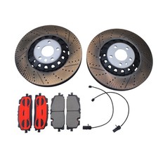 Set Of 2 Rotors Pads Front 375mm Vented Brake Disc For A6 A8 Q7 Q8 4m0615301as Set Of 2 Rotors Pads Front 375mm Vented Brake Disc For A6 A8 Q7 Q8 4m0615301as