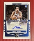 Jared McCain 2024-25 Donruss Optic Signature Series #SS-MCC Rookie Auto