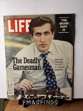 MD1 1971 BOBBY FISCHER CHESS CHAMPION Nov 12 LIFE MAGAZINE 