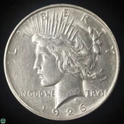 1926-D Silver PEACE Dollar - About Uncirculated Details
