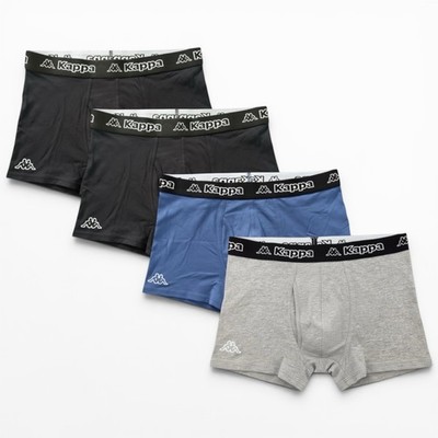 KAPPA 4er Pack Herren Boxershort Retroshorts Unterhose Unterwäsche Underwear