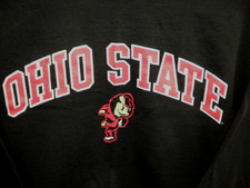 Ohio State Buckeyes Men s Long Sleeve T-shirt Brutus Black Size L