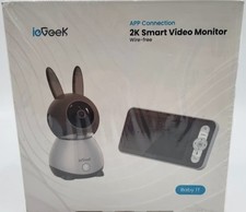 ieGeek 2K Smart Video Baby Monitor Baby 1T Wire-Free WiFi Night Vision New