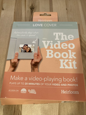 Heirloom Video Book Kit - Create Your Own Digital Greeting Card Gift  20 Minutes