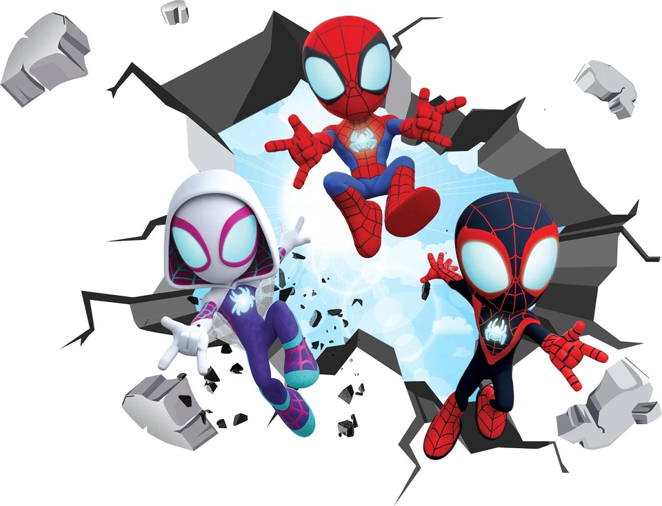 Superhero Children's Popular Characters Room Decorations Removable Repositionabl - Image 2 of 3