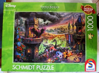 1000 Teile Puzzle v. Schmidt    " Maleficent "  - Thomas Kincade - Bild 1 von 3