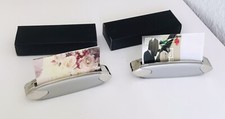 Business Card Holder for Desk  Lot Of Two - Office Desk Home NIB