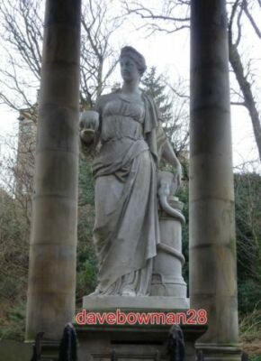 FOTO EDINBURGH STATUE VON HYGEIA ST. BERNARDS WELL DAVID WATSON STEVENSONS STAT