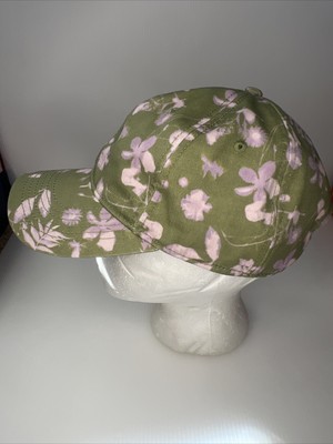 Anthropologie Pilcro Kaia Tropical Print Baseball Hat Olive  display picture 1