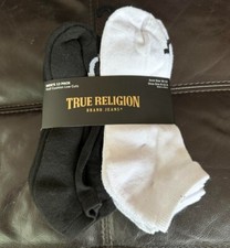True Religion men  s 12 pack Half cushion Low Cuts shoes Holiday SALE   NWT
