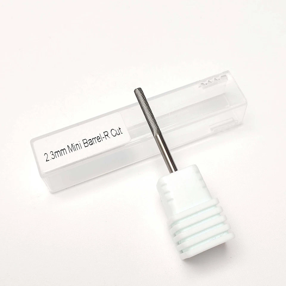 Broca para clavos de carburo vástago de 3/32"" | Broca tampón natural 2,3 mm mini barril corte R Foto 2 de 2