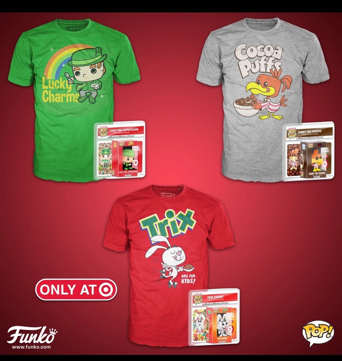 Cocoa Puffs Funko Pop Ad Icons Target Exclusive and Shirt - X