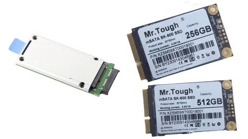 Fr Dell Latitude 7204 7214 Adattatore SSD Rugged MSATA Caddy Wh 2.5" 256G 512G