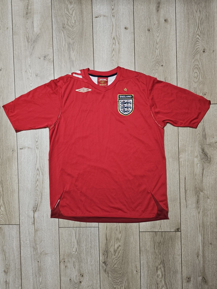 ENGLAND 2006 2008 AWAY FOOTBALL SHIRT SOCCER JERSEY L UMBRO | eBay