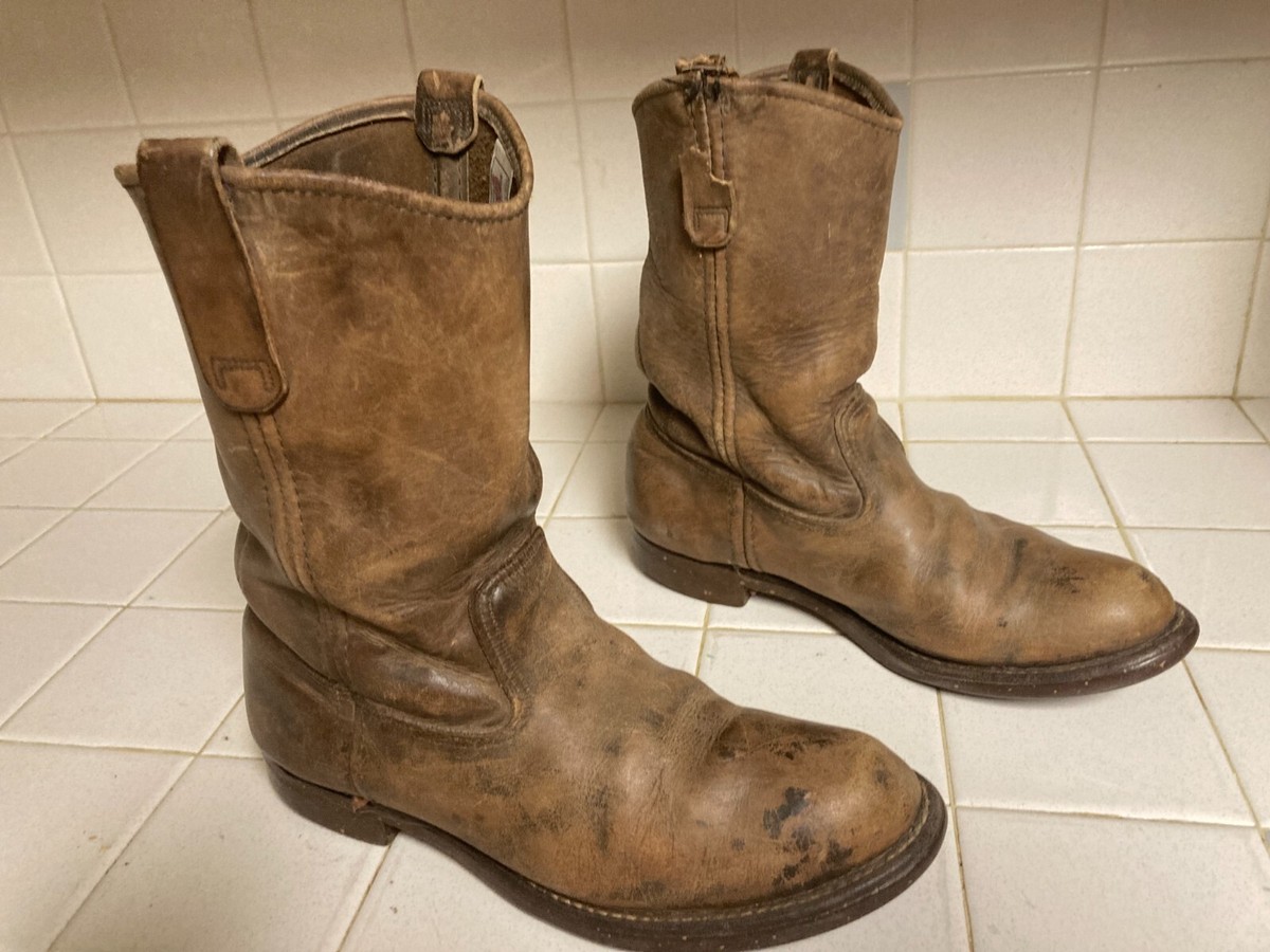 Red Wing 7.5 D Vintage USA Work Boots Soft Toe 1990's | eBay
