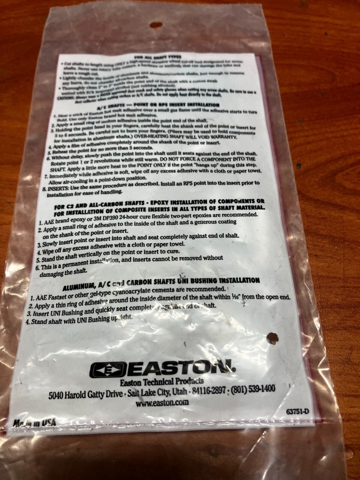 Points De Flèche Easton ACC-28 70 Grains – Lot De 12 P105C 869651