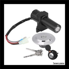 Kit Neiman + Clé + Bouchon Réservoir pour Yamaha YBR 125 de 2005 à 2009 NEUF