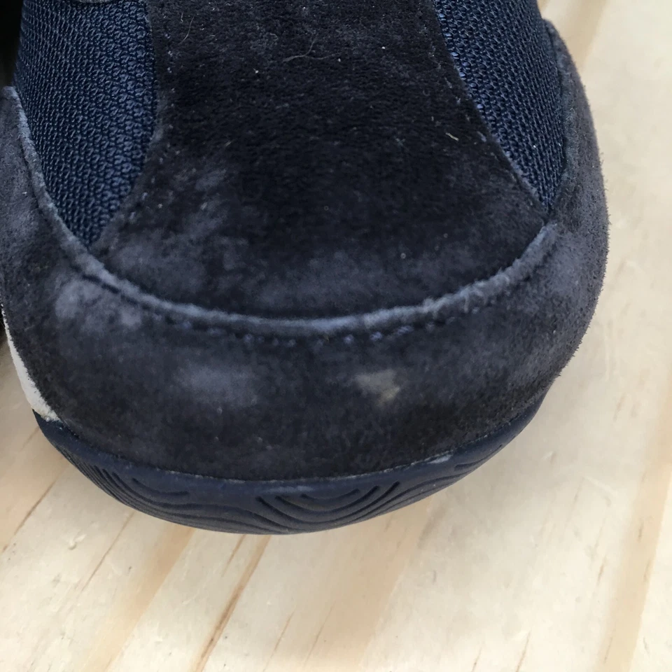 Dansko Shoes Womens 38 Casual Sneakers Comfort Blue Suede Leather Drawstring - Image 4 of 4