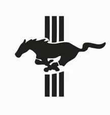 fits Mustang Ford Running Horse Vinyl Die Cut Car Decal Sticker