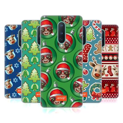OFFIZIELLE emoji  WEIHNACHTSMUSTER SOFT GEL HANDYHÜLLE FÜR GOOGLE ONEPLUS HANDYS