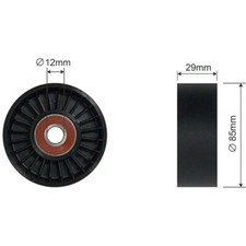 NTY Spannrolle Keilrippenriemen für Nissan Pathfinder III R51 2.5 dCi 4WD