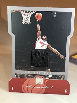 2004-05 Skybox LE Jersey Proof Patch Dwyane Wade #4 Patch Die Cut HOF 2nd Year