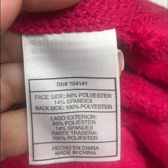 SACAI X NIKE Giacca NIKE ACG tutte le condizioni Gear rosa caldo full zip taglia large