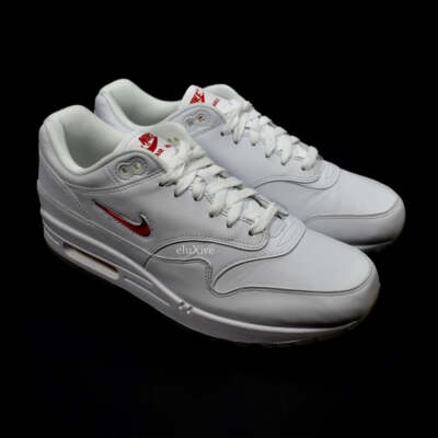 NWT Nike Air Max Premium SC Jewel 2017 White Red Leather Men's 10  AUTHENTIC
