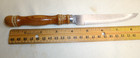 Lot of 6 Kitchen Knives Farberware & Unbranded Wood Stainless Brown Black — photo 6