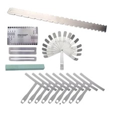 Guitar Luthier Tools File Fret Crowning Rocker Straight Edge Ruler US SHIP