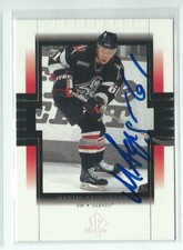 Maxim Afinogenov Signed 1999/00 Upper Deck SP Authentic Card #12