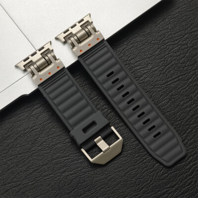 Silicone Sport Band for Apple Watch Series 10 9 8 7 6 5 4 3 2 1 SE / Ultra 49mm