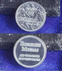 Reckless Metals Gunmetal Reckless Of America 1 Oz .999 Silver Round