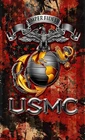 2024 1oz Colorized .999 Silver Art Bar USMC Marine Bar