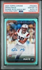 2024 TOPPS CHROME ROOKIE AUTO VARIATIONS DRAKE MAYE RC /199 PSA 10 DNA AUTO 10