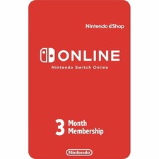 Nintendo Switch Online 3 Month Membership Download DLC