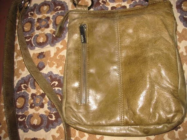 Olive Green HOBO The Original Leather CrossBody - Image 4 of 4