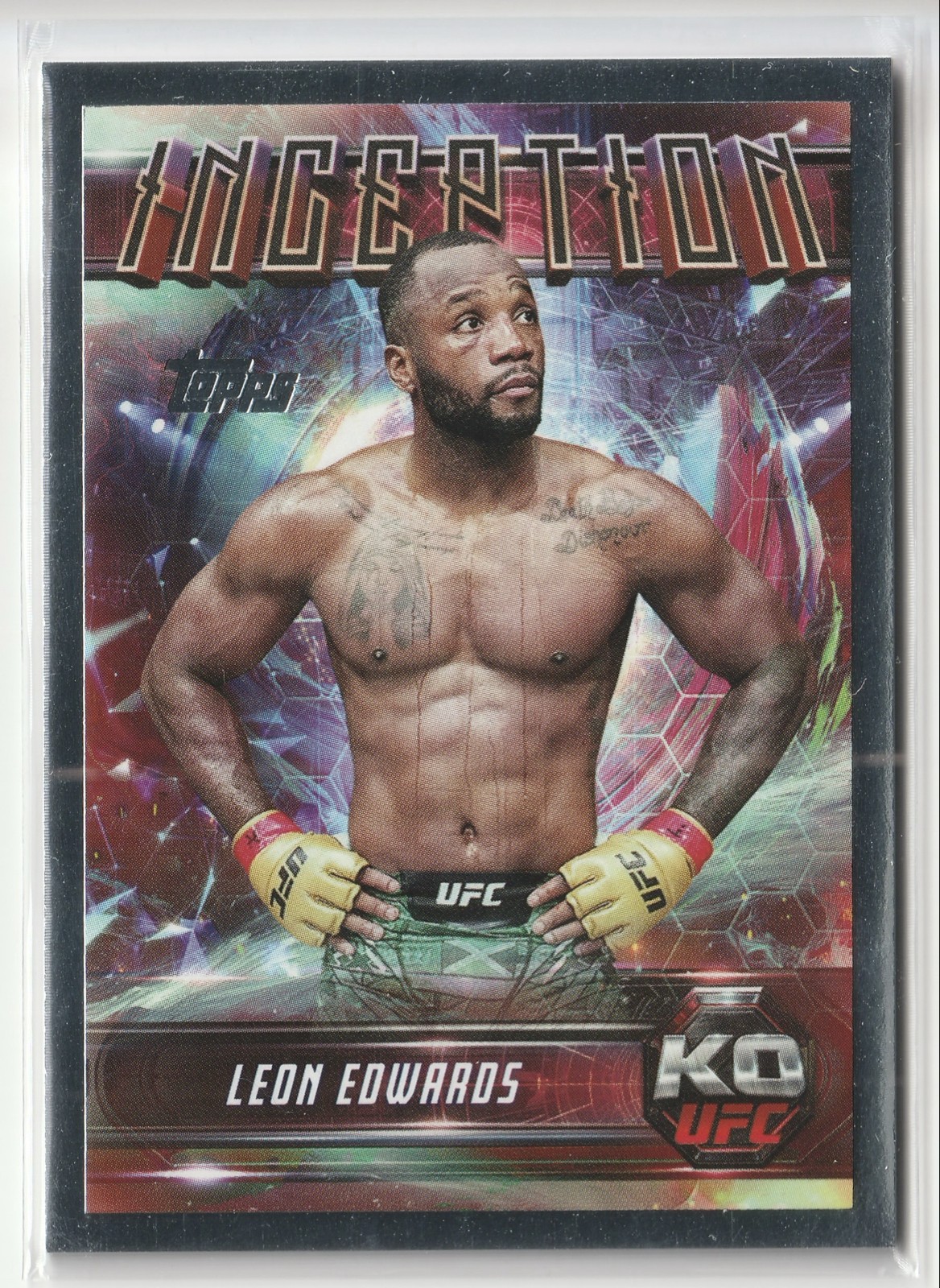 2025 Topps UFC Knockout - Inception Leon Edwards #IN-48