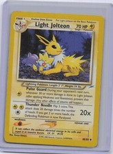 Light Jolteon 48/105 Uncommon Neo Destiny Pokemon Unlimited Heavily Played