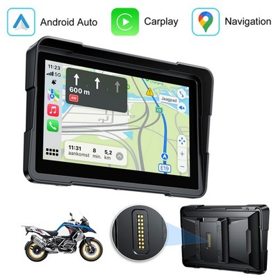 for BMW Motorcycles, 16-Pin Interface, Plug-and-Play with CarPlay & Android Auto