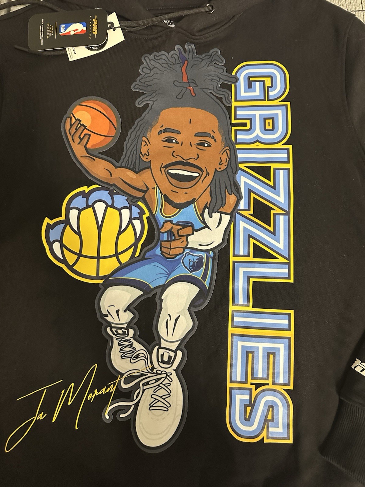 NWT Men’s Pro Standard Memphis Grizzlies Ja Morant Hoodie Black Large 