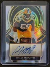 2025 Panini Select Football - Isaiah McDuffie #SIP-IME Silver Prizm Auto (AU)